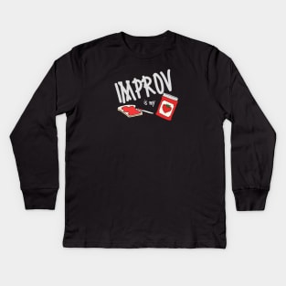 Improv is my jam! Kids Long Sleeve T-Shirt